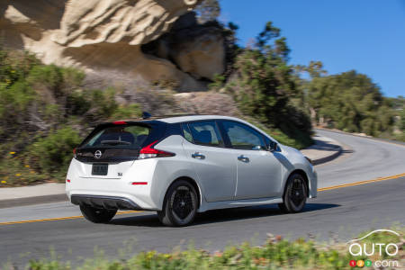 Nissan LEAF 2023, trois quarts arrière